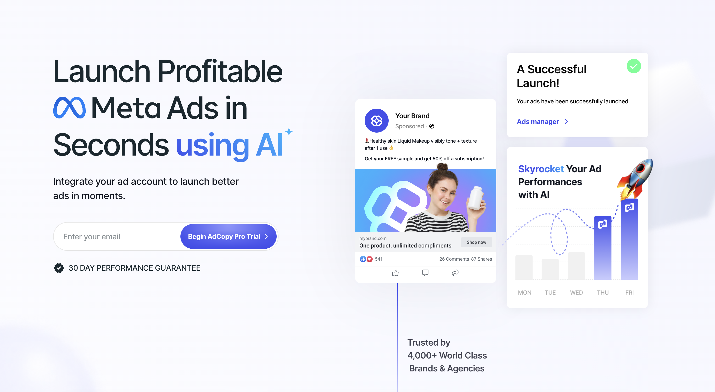Bulk ad launching
